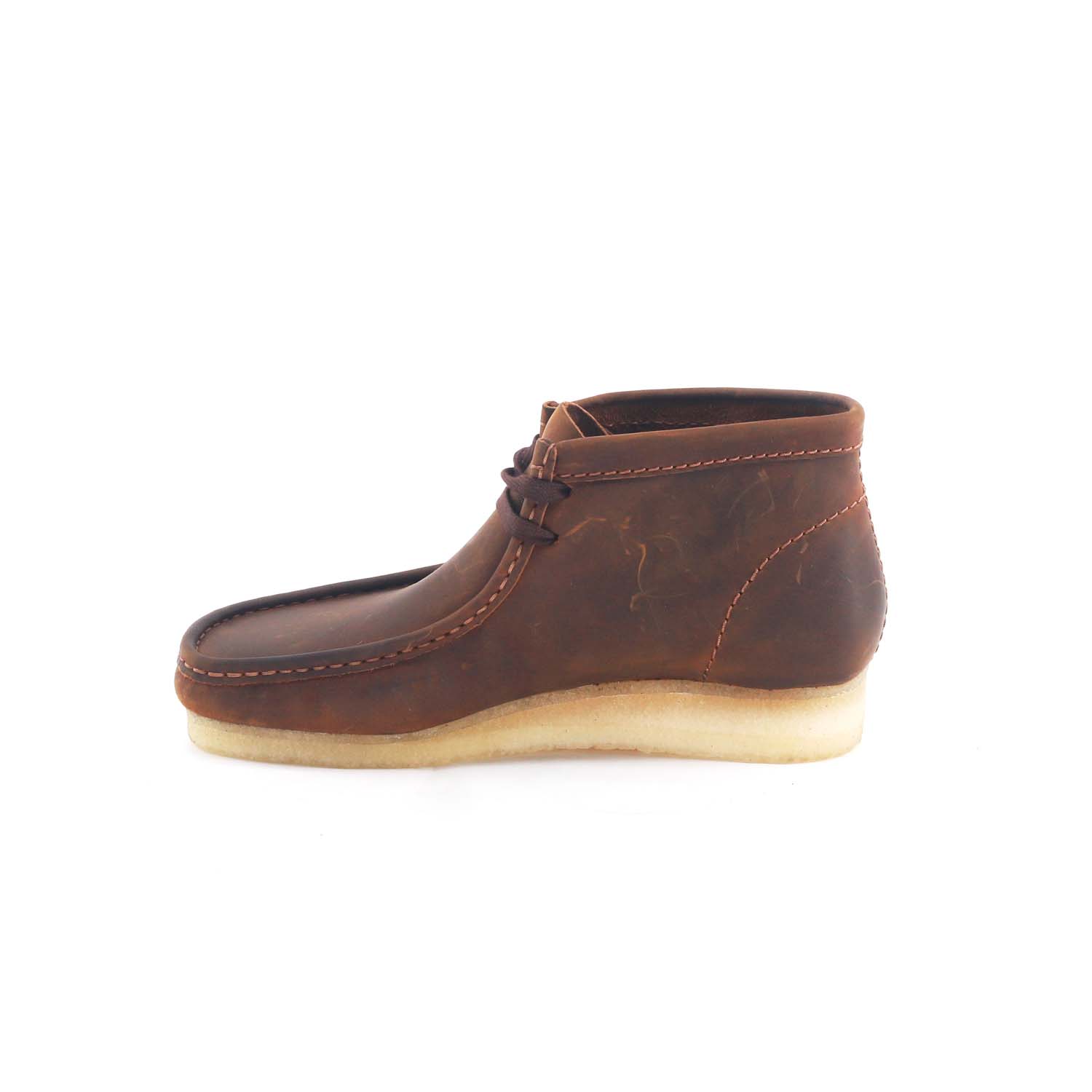 Clarks Wallabee Boot Pelle Marrone